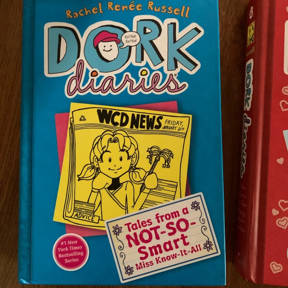 Dork Diaries Hard Cover Set of  3. Book 4-6